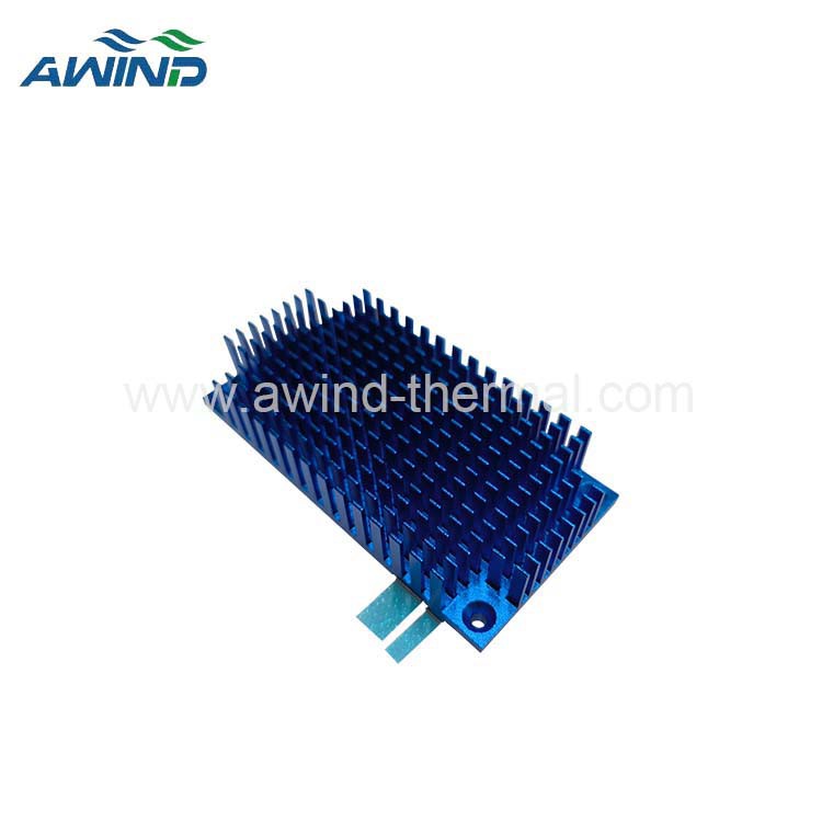 blue anodized heatsink blue anodized heatsink